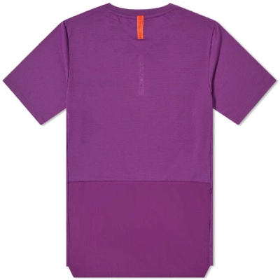 Shop Adidas Terrex Cap Aero Tee In Purple