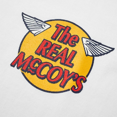 Shop The Real Mccoys The Real Mccoy's Logo Tee In White