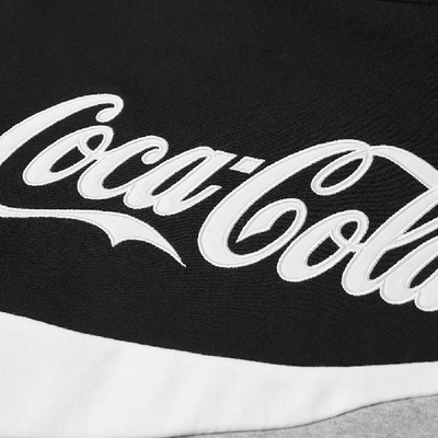 Shop F.c. Real Bristol X Coca-cola Colour Block Hoody In Grey