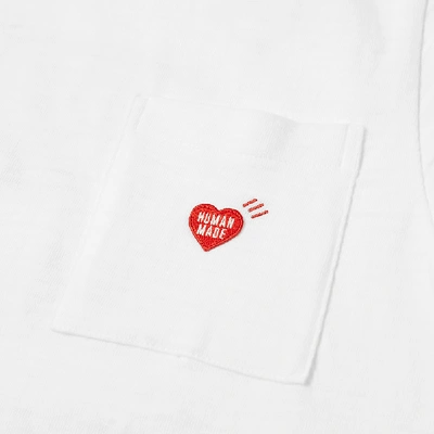 Shop Human Made Polar Bear Logo Pocket Tee In White