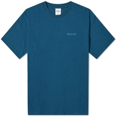 Shop Thisisneverthat Dsn-logo Tee In Blue