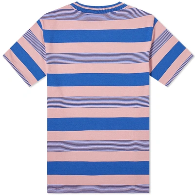 Shop Aimé Leon Dore Thin Striped Tee In Blue