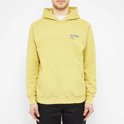 Shop Affix Basic Hoody In Yellow