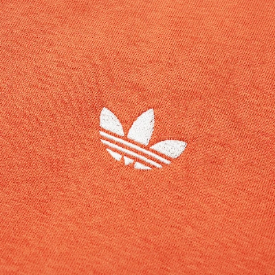 Shop Adidas Originals Adidas Mod Half Zip Sweat In Orange