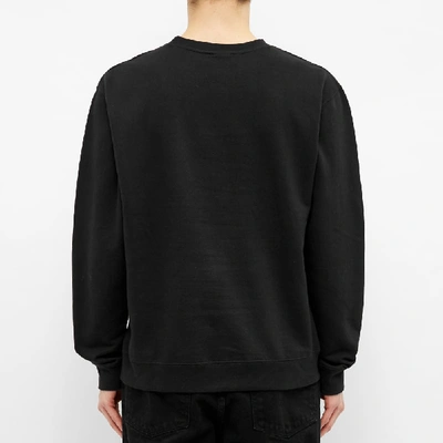 Shop Alltimers Dashed Crew Sweat In Black