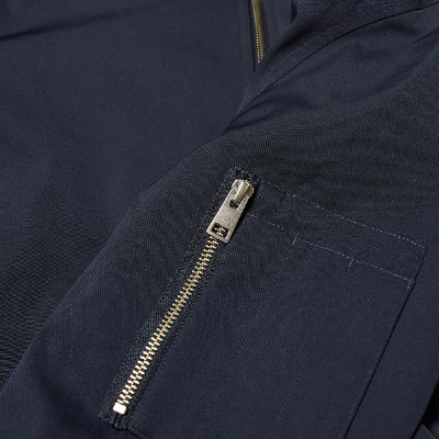 Shop Apc A.p.c. Ma-1 Bomber Jacket In Blue