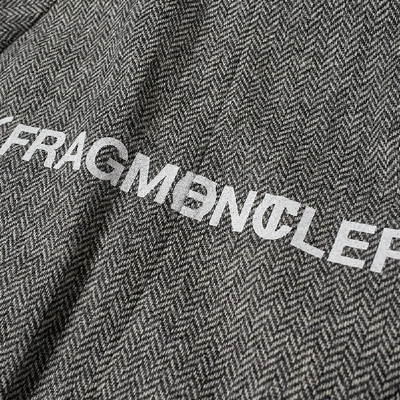 Shop Moncler Genius - 7 Fragment Oversized Herringbone Wool Coat In Grey