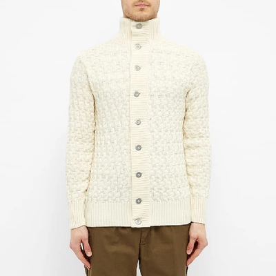 Shop S.n.s Herning S.n.s. Herning Stark Cardigan In Neutrals