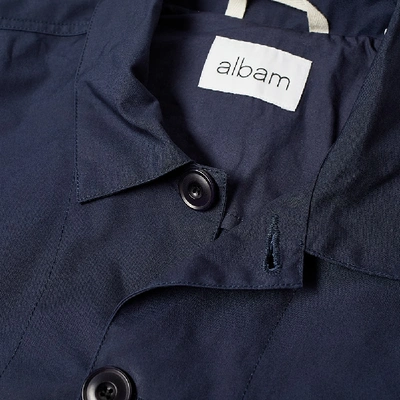 Shop Albam Canvas Rail Jacket In Blue