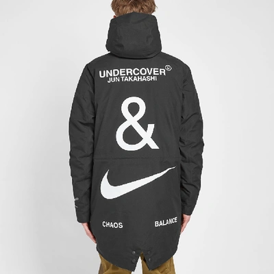 Shop Nike X Undercover Fishtail Parka In Black