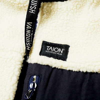 Shop Vanquish Taion Reversible Fleece Vest In White