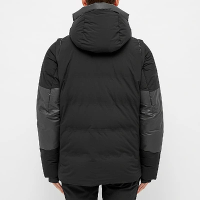 Shop And Wander Heather Ripstop Down Jacket In Black