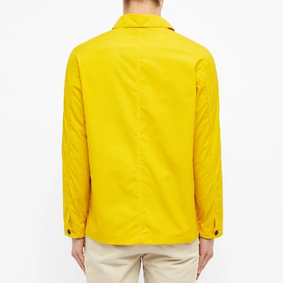 Shop Albam Canvas Rail Jacket In Yellow