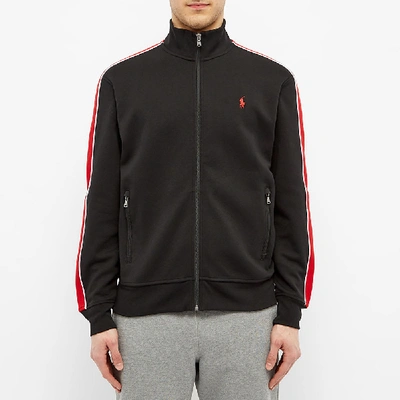 Shop Polo Ralph Lauren 'chinese New Year' Striped Track Jacket In Black