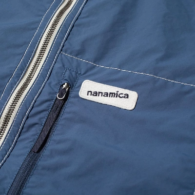 Shop Nanamica Cruiser Jacket In Blue