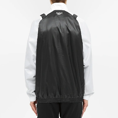 Shop Reebok Classics Twin Vector Track Jacket In Black