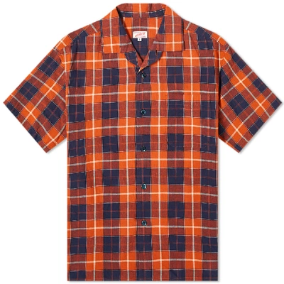 Shop Arpenteur Pyjama Shirt In Orange