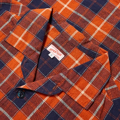 Shop Arpenteur Pyjama Shirt In Orange