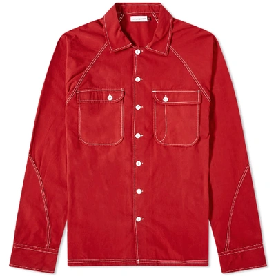 Shop Pop Trading Company Pop Trading Company Herman Shirt In Red