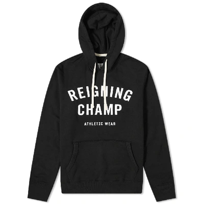 Shop Reigning Champ Gym Logo Hoody In Black