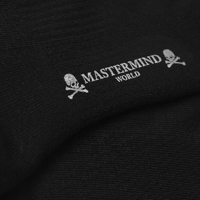 Shop Mastermind Japan Mastermind World Side Skull Sock In Black