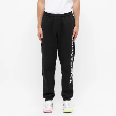 Shop Vetements Gothic Font Sweat Pant In Black