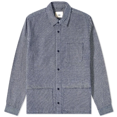 Shop Folk Herringbone Assembly Jacket In Blue