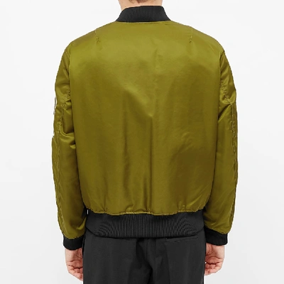 Shop Kenzo Paris Bomber Jacket In Green