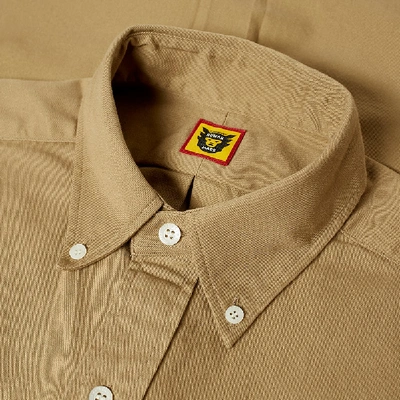 Shop Human Made Twill Shirt In Brown
