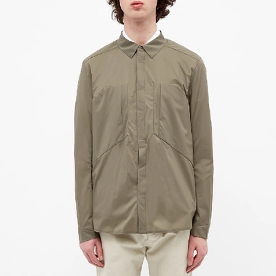 Shop Arc'teryx Veilance Demlo Overshirt In Green