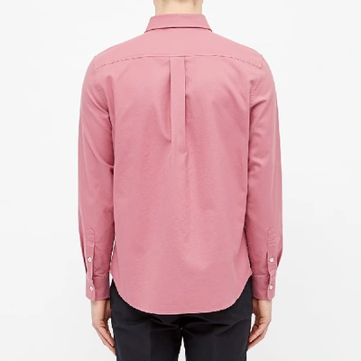 Shop Aimé Leon Dore Solid Oxford Shirt In Pink