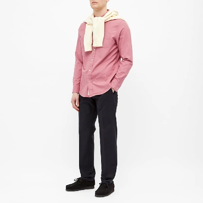 Shop Aimé Leon Dore Solid Oxford Shirt In Pink