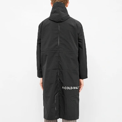 Shop A-cold-wall* Windbreaker Coat In Black