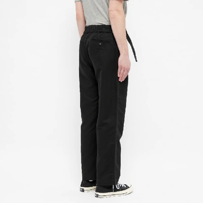 Shop Kenzo Straight Leg Belted Pant In Black