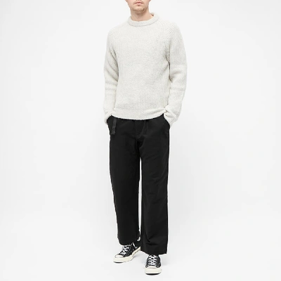 Shop Kenzo Straight Leg Belted Pant In Black