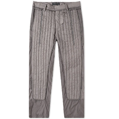 Shop Craig Green Quilted Skin Trouser In Grey