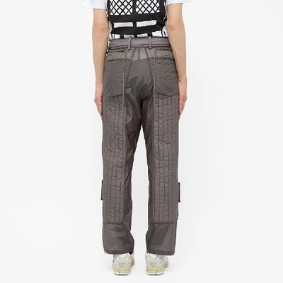 Shop Craig Green Quilted Skin Trouser In Grey