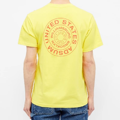 Shop Adsum Stamp Tee In Yellow