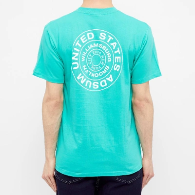 Shop Adsum Stamp Tee In Green