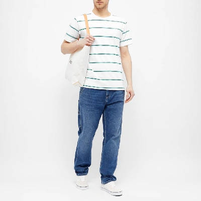 Shop Adsum Double Stripe Tee In White