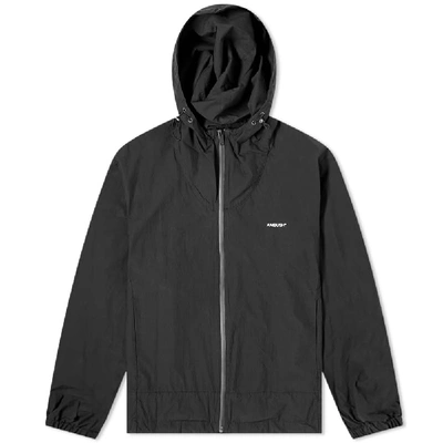 Shop Ambush Full Zip Hooded Logo Jacket In Black