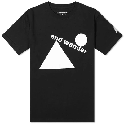 Shop And Wander X Fumikazu Ohara Artwork Tee In Black