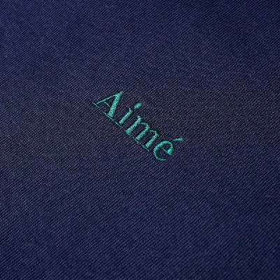 Shop Aimé Leon Dore Collegiate Long Sleeve Tee In Blue