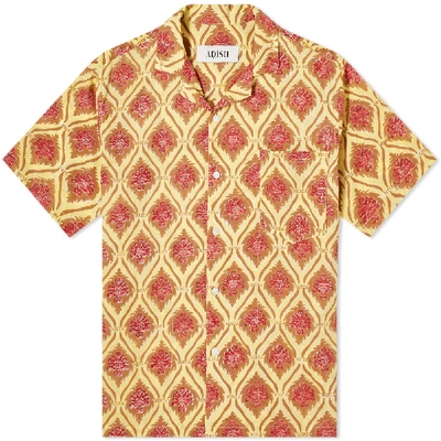 Shop Adish Sawsana Vacation Shirt In Yellow