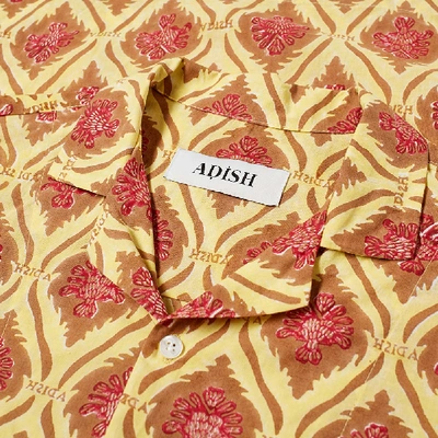 Shop Adish Sawsana Vacation Shirt In Yellow