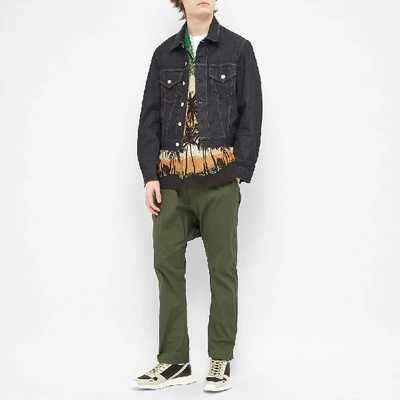 Shop Wooyoungmi Palm Tree Vacation Shirt In Green