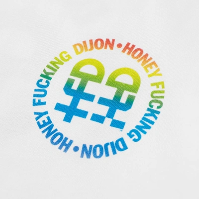 Shop Honey Fucking Dijon Logo Tee In White
