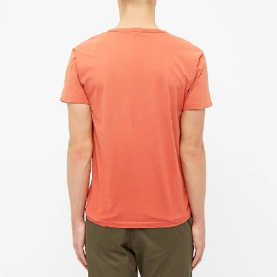 Shop Rrl Double Rl Printed Tee In Red