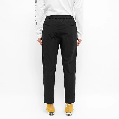 Shop Kenzo Tapered Cropped Pant In Black