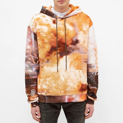 Shop 424 Explosion Hoody In Orange